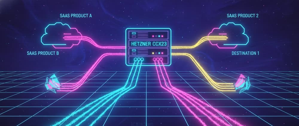 Running 3 SaaS products on a single Hetzner CCX23
